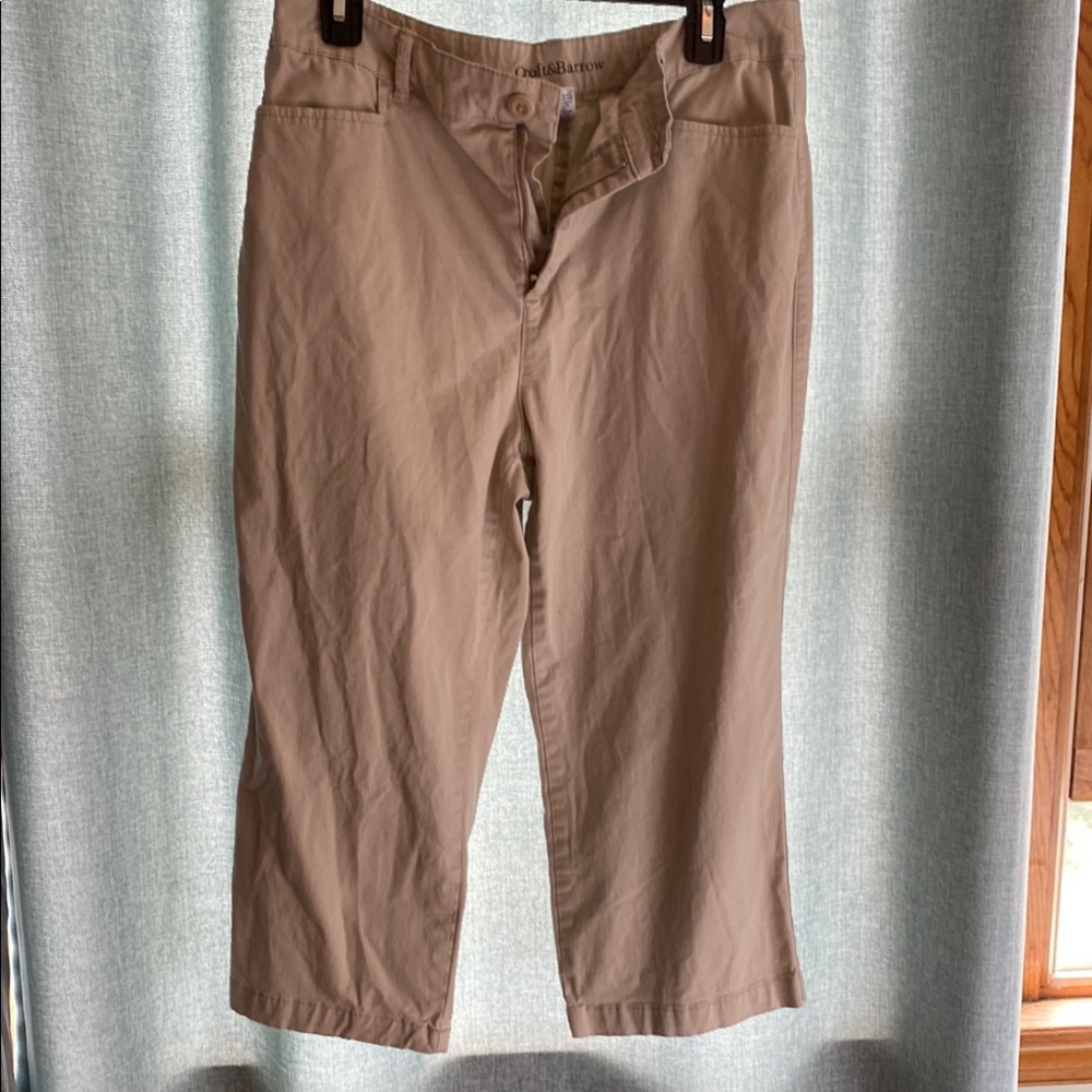 Tan Cropped Pants